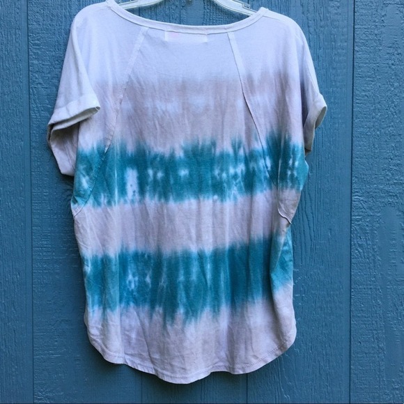 Vintage Havana brand V-Neck Tie Dye Shirt Tee Top - Picture 4 of 5
